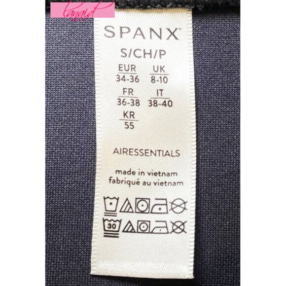 Spanx AirEssentials Tank Midi Dress Dark Storm Blue Sleeveless Soft Traveling S - Picture 10 of 12